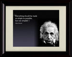 Unframed Albert Einstein Quote - Simple Design Unframed Print - Other FSP - Unframed   