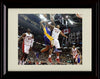 Unframed Chuck Hayes Autograph Replica Print - Blocking Shot - Raptors Unframed Print - Pro Basketball FSP - Unframed   