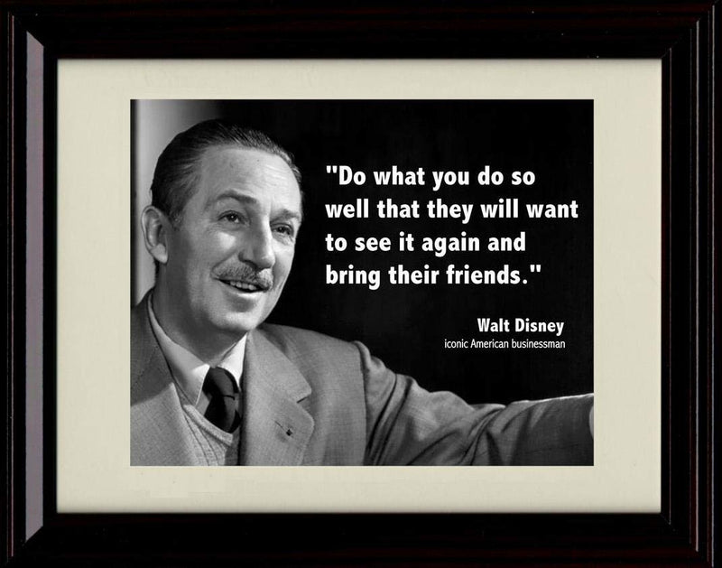 Unframed Walt Disney Quote - Success Unframed Print - Other FSP - Unframed   