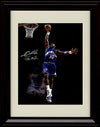 Unframed Karl Malone Autograph Replica Print - Black Background - Utah Jazz Unframed Print - Pro Basketball FSP - Unframed   