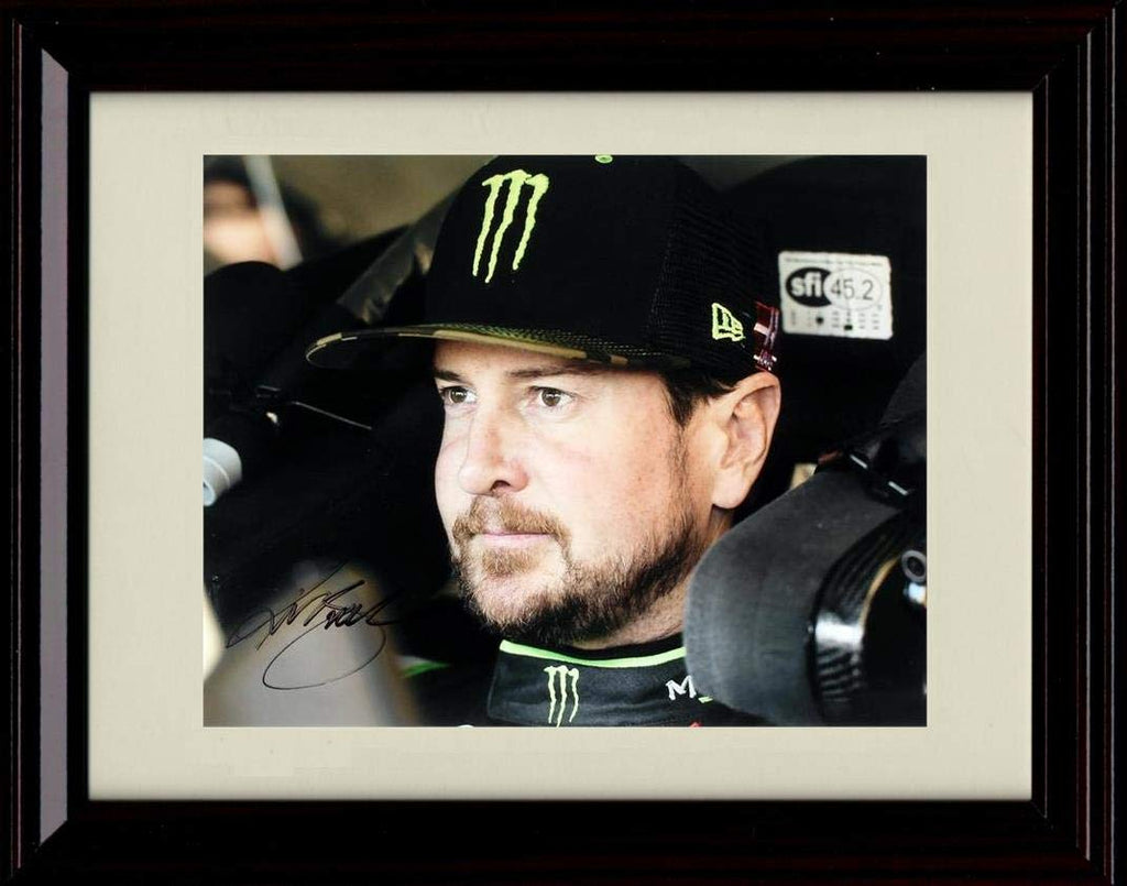 Unframed Kurt Busch Autograph Replica Print - Close Up Unframed Print - NASCAR FSP - Unframed   