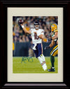 8x10 Framed Mitchell Trubisky Autograph Replica Print - Making The Throw Framed Print - Pro Football FSP - Framed   