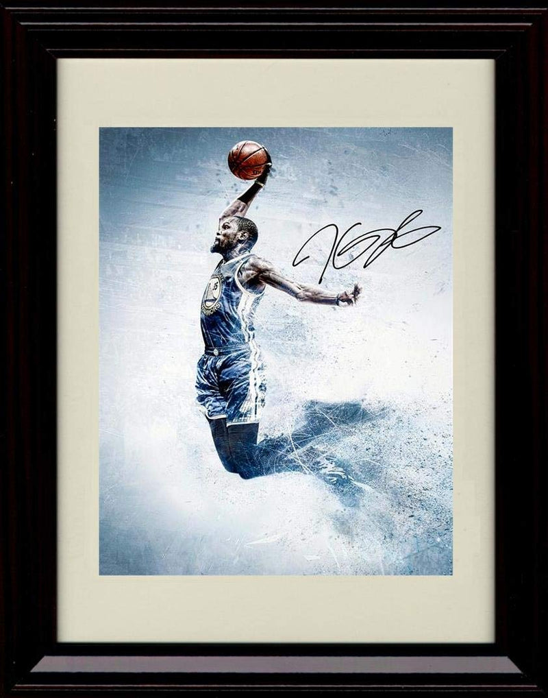 Unframed Kevin Durant Autograph Replica Print - Soar - Warriors Unframed Print - Pro Basketball FSP - Unframed   