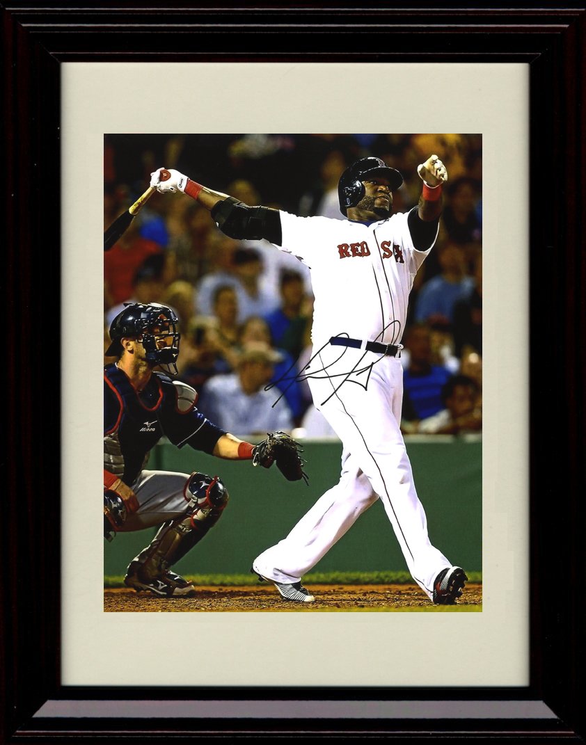 Unframed David Ortiz - Red Sox - Autograph Replica Print - Big Papi Unframed Print - Baseball FSP - Unframed   