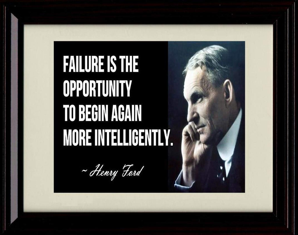 Unframed Henry Ford Quote - Failure Unframed Print - Other FSP - Unframed   