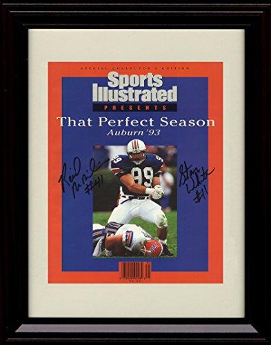 Unframed 1993 Perfect Season SI Championship Autograph Promo Print - Auburn Tigers Unframed Print - College Football FSP - Unframed   