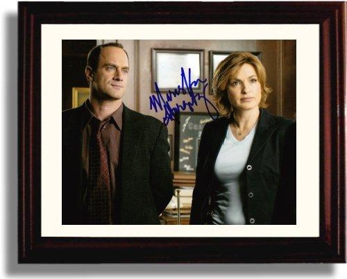 8x10 Framed Law and Order Autograph Promo Print - Mariska Hargitay Framed Print - Television FSP - Framed   