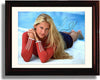 Unframed Anna Kournikova Posing Autograph Promo Print Unframed Print - Tennis FSP - Unframed   