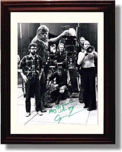 8x10 Framed George Lucas Autograph Promo Print - Early Framed Print - Movies FSP - Framed   