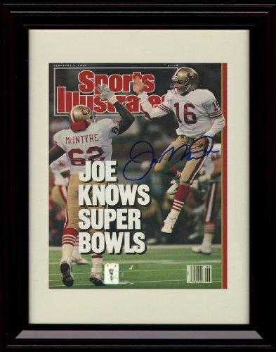 Unframed Joe Montana - 49ers SI Autograph Promo Print - 2/5/89 Unframed Print - Pro Football FSP - Unframed   