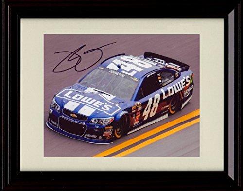 Unframed Jimmie Johnson Autograph Promo Print - #48 Car Unframed Print - NASCAR FSP - Unframed   