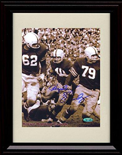 Framed 8x10 Howard Hopalong Cassady Autograph Promo Print - Ohio State Buckeyes Framed Print - College Football FSP - Framed   