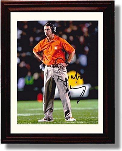 Framed 8x10 Clemson Tigers Coach Dabo Swinney Autograph Print Framed Print - College Football FSP - Framed   