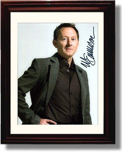 8x10 Framed Michael Emerson Autograph Promo Print - The Practice Framed Print - Television FSP - Framed   