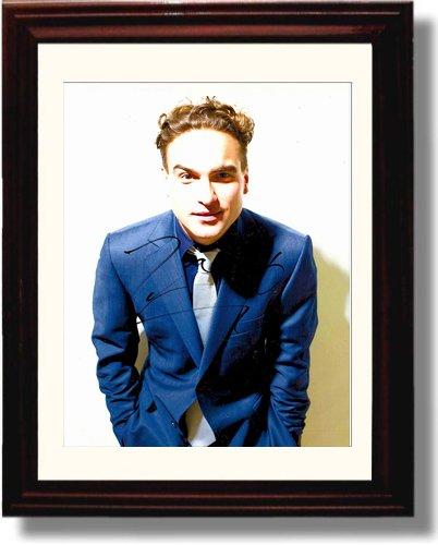 8x10 Framed Johnny Galecki Autograph Promo Print Framed Print - Movies FSP - Framed   