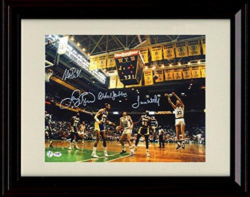 Unframed Lakers vs Celtics Classic Game Autograph Promo Print - Boston Garden Unframed Print - Pro Basketball FSP - Unframed   