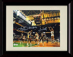 Unframed Lakers vs Celtics Classic Game Autograph Promo Print - Boston Garden Unframed Print - Pro Basketball FSP - Unframed   