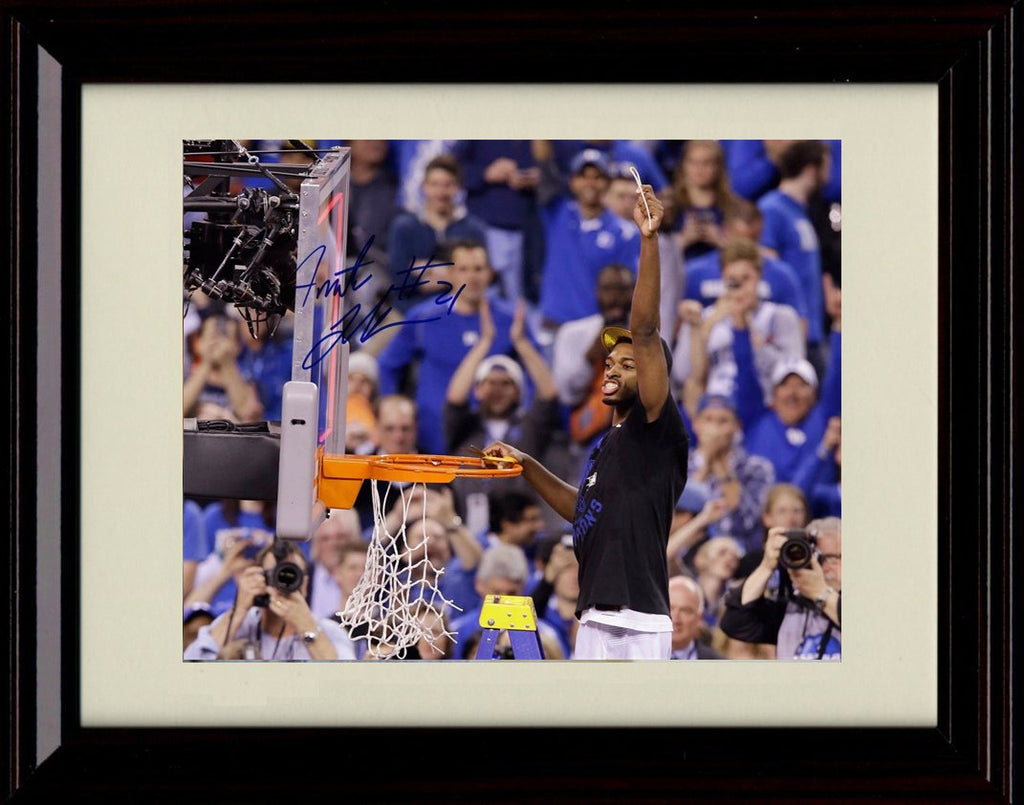 Unframed Amile Jefferson Autograph Replica Print - Duke Blue Devils 2015 Champs! Unframed Print - College Basketball FSP - Unframed   