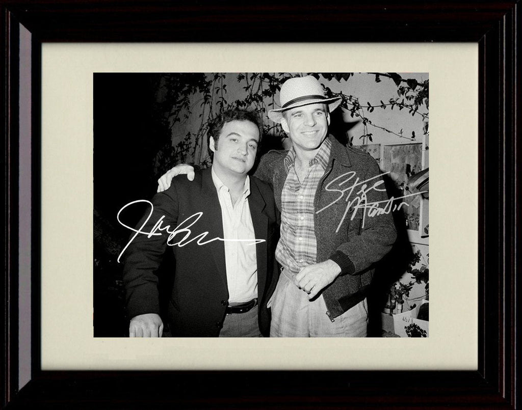 Unframed Steve Martin and John Belushi Autograph Replica Print Unframed Print - Movies FSP - Unframed   