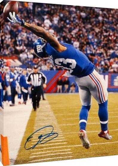 Metal Wall Art:  Odell Beckham Jr "The Catch that Started the Legend" Autograph Print Metal - Football FSP - Metal   