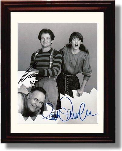 8x10 Framed Mork and Mindy Autograph Promo Print Framed Print - Television FSP - Framed   