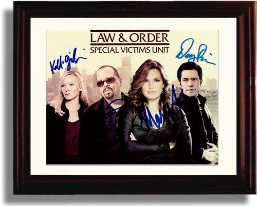 Unframed Law and Order SVU Autograph Promo Print - Cast Signed Unframed Print - Television FSP - Unframed   