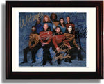 Unframed Cast of Star Trek the Next Generation Autograph Promo Print - Star Trek the Next Generation Unframed Print - Movies FSP - Unframed   