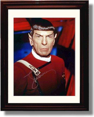 8x10 Framed Leonard Nimoy Autograph Promo Print - Star Trek Framed Print - Television FSP - Framed   