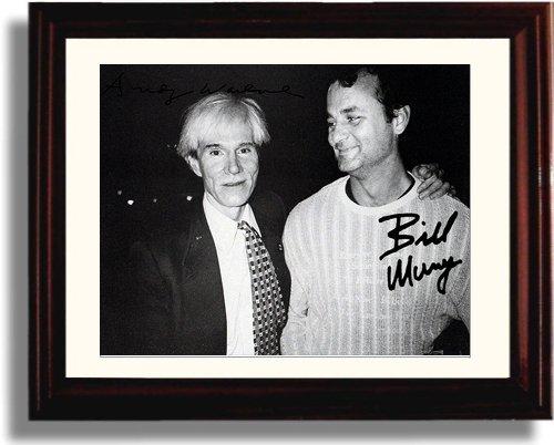 Unframed Andy Warhol and Bill Murray Autograph Promo Print Unframed Print - Movies FSP - Unframed   