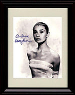 Unframed Audrey Hepburn Autograph Promo Print Unframed Print - Movies FSP - Unframed   