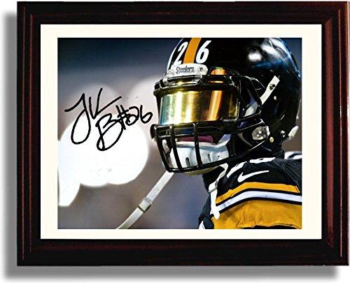 Unframed LeVeon Bell - Pittsburgh Steelers "Closeup" Autograph Promo Print Unframed Print - Pro Football FSP - Unframed   