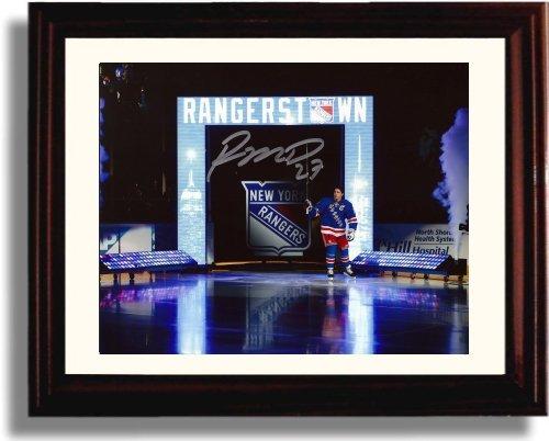 Unframed Ryan McDonagh Autograph Promo Print - New York Rangers - Rangerstown Unframed Print - Hockey FSP - Unframed   