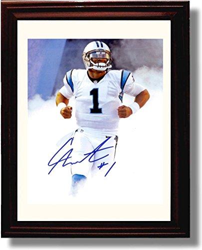 Unframed Cam Newton - Carolina Panthers "Superman" Portrait Autograph Promo Print Unframed Print - Pro Football FSP - Unframed   