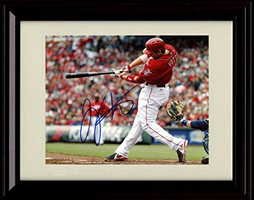 Framed 8x10 Joey Votto Autograph Replica Print Framed Print - Baseball FSP - Framed   