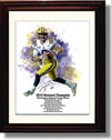 Unframed LSU Tigers Joe Burrow - Heisman History Autograph Replica Print Unframed Print - College Football FSP - Unframed   