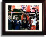 Framed 8x10 Clemson Tigers - Dabo Swinney 2018 National Championship Trophy Print Framed Print - College Football FSP - Framed   