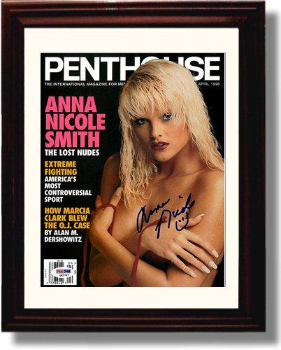 Unframed Anna Nicole Smith Autograph Promo Print - Penthouse Cover Unframed Print - Other FSP - Unframed   