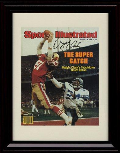 Unframed Dwight Clark 49ers SI Autograph Promo Print - San Francisco 49'ers - The Catch Unframed Print - Pro Football FSP - Unframed   