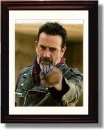 Unframed Walking Dead Negan:Lucille Wants You Jeffrey Dean Morgan Autograph Promo Print Unframed Print - Television FSP - Unframed   