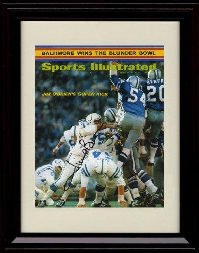 Unframed Jim O'Brien Colts - SI Autograph Promo Print Unframed Print - Pro Football FSP - Unframed   