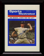 Framed 8x10 Whitey Ford SI Autograph Replica Print Framed Print - Baseball FSP - Framed   