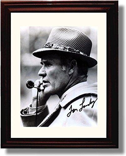 Unframed Tom Landry - Dallas Cowboys Autograph Promo Print Unframed Print - Pro Football FSP - Unframed   