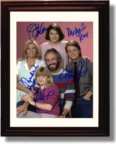 Unframed Family Ties Autograph Promo Print - Family Ties Cast Unframed Print - Television FSP - Unframed   