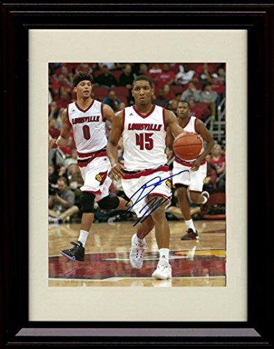 Framed 8x10 Donovan Mitchell Autograph Promo Print - Louisville Cardinals Framed Print - College Basketball FSP - Framed   