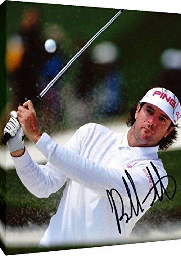 Metal Wall Art:   Bubba Watson -Chipping Out Autograph Print Metal - Golf FSP - Metal   