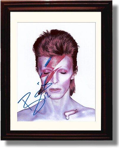 Unframed David Bowie "Aladdin Sane" Autograph Promo Print Unframed Print - Music FSP - Unframed   