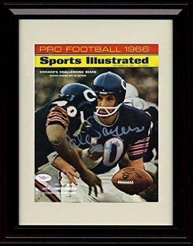 8x10 Framed Gale Sayers - Chicago Bears SI Autograph Promo Print Framed Print - Pro Football FSP - Framed   