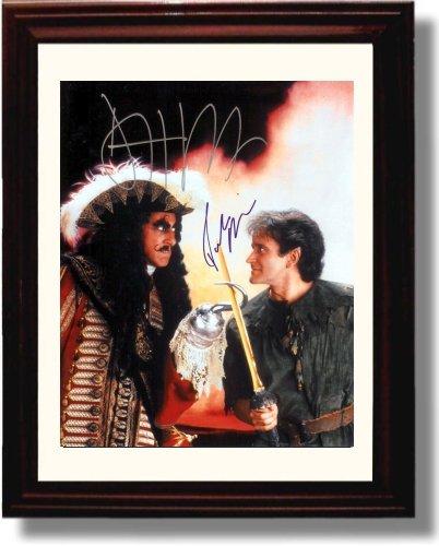 Unframed Dustin Hoffman and Robin Williams Autograph Promo Print - Hook Unframed Print - Movies FSP - Unframed   