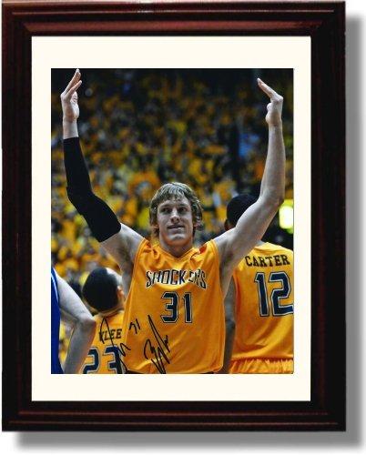 Unframed Ron Baker Autograph Promo Print - Wichita State Shockers Unframed Print - College Basketball FSP - Unframed   