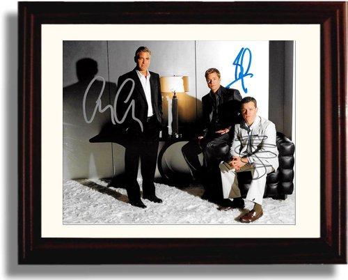 8x10 Framed Oceans 11 Autograph Promo Print - Cast Signed Framed Print - Movies FSP - Framed   